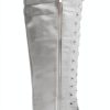 Momuk Womens Canvas Boots Durable Rubber Sole Zipper Closure-3