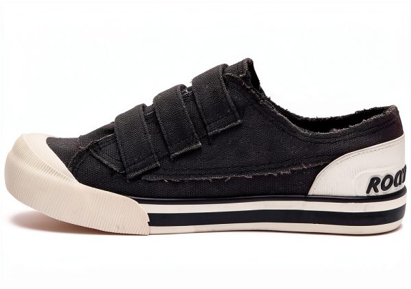 Rocket Dog Womens Sneakers Black Canvas Buckles Comfort-5
