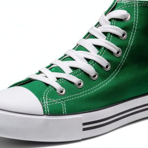 Kids High Top Canvas Sneakers Breathable Anti Slip Sole-0