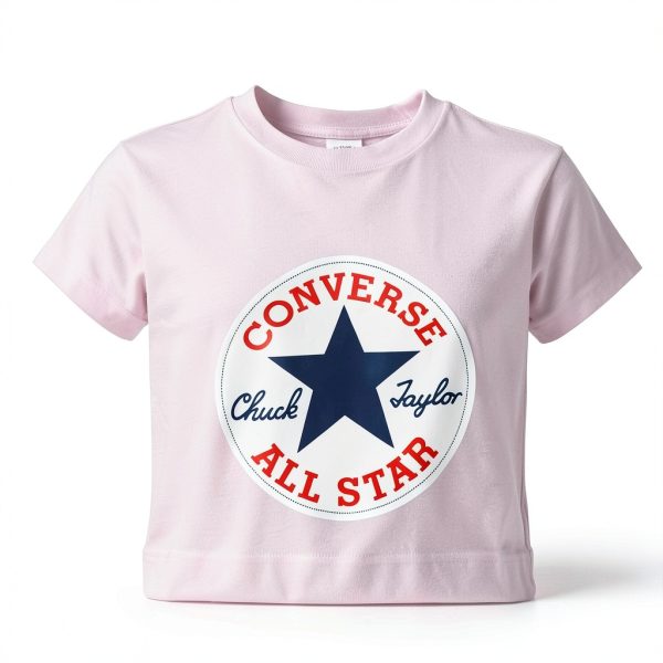 Converse Womens T-Shirt Lightweight Cotton Bold Graphic-5