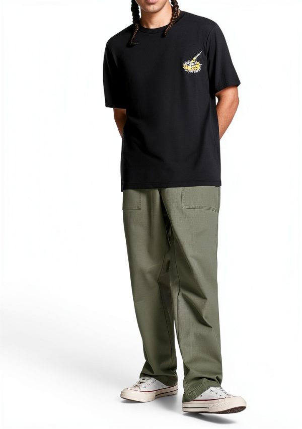 Classic Cotton T-Shirt Black White Sizes XS to XXL-1