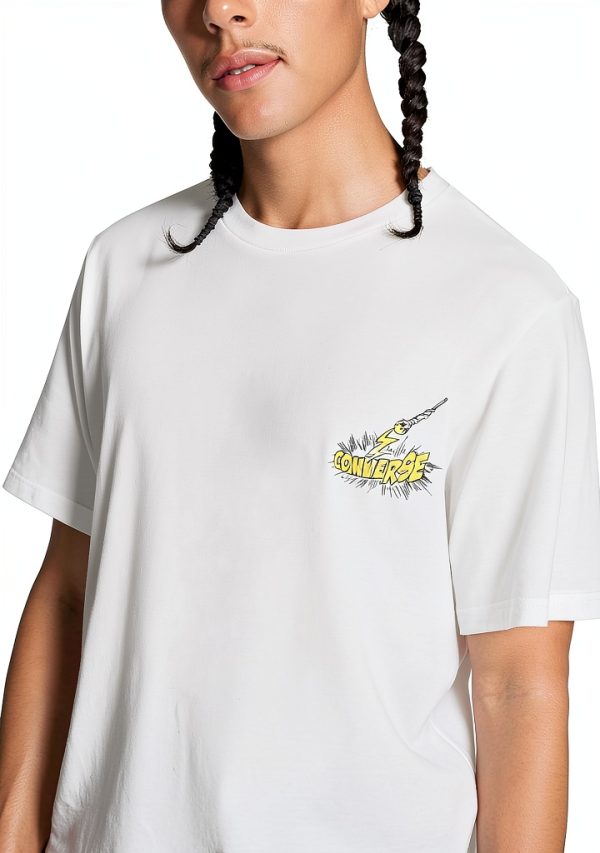 White Black T-Shirt Classic Fit Comfortable Cotton Casual-4